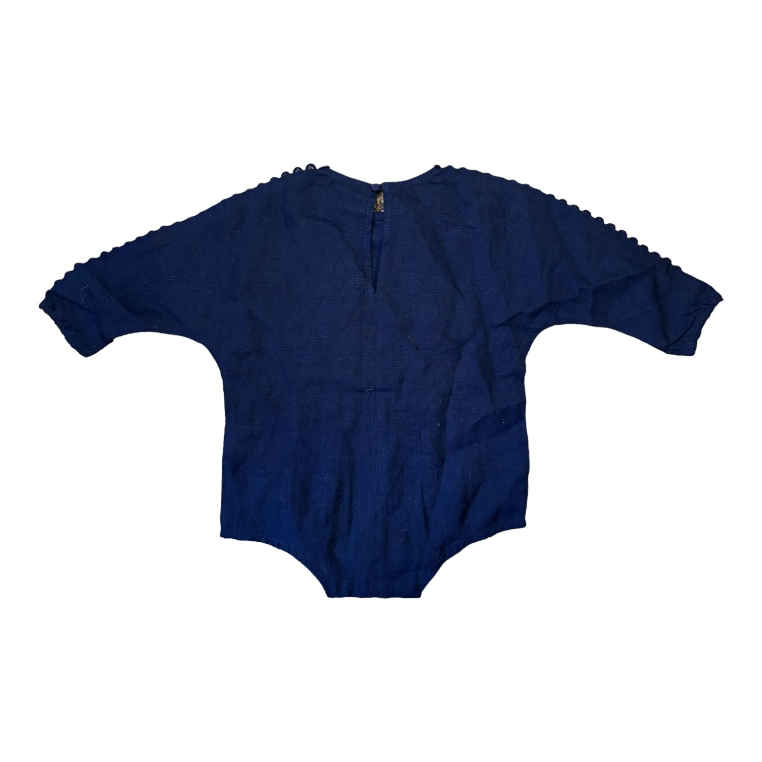Chloe and Amelie Navy Romper, Size 0
