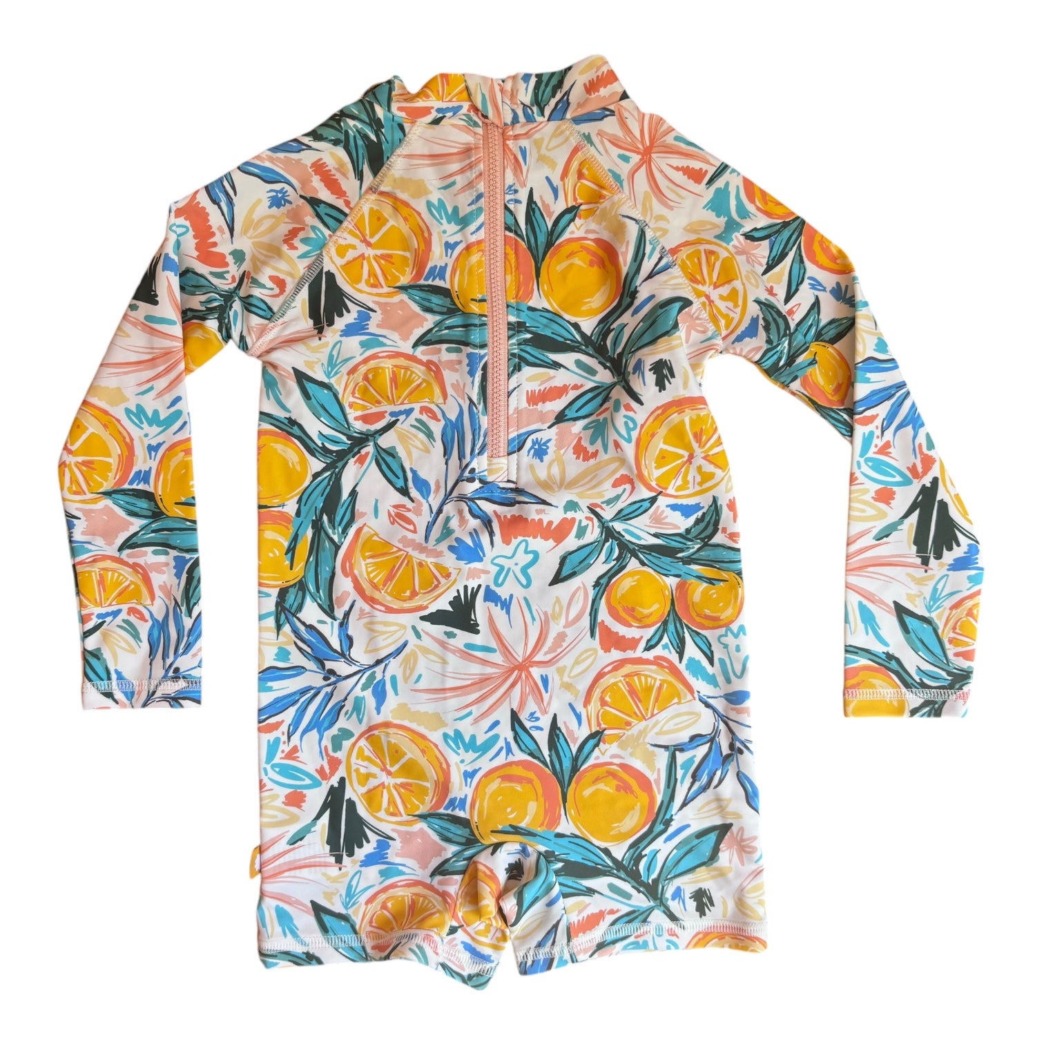 Goldie & Ace Lemon Print Swimsuit, Size 1