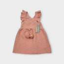 Purebaby Knitted Pinafore Dress, Size 0