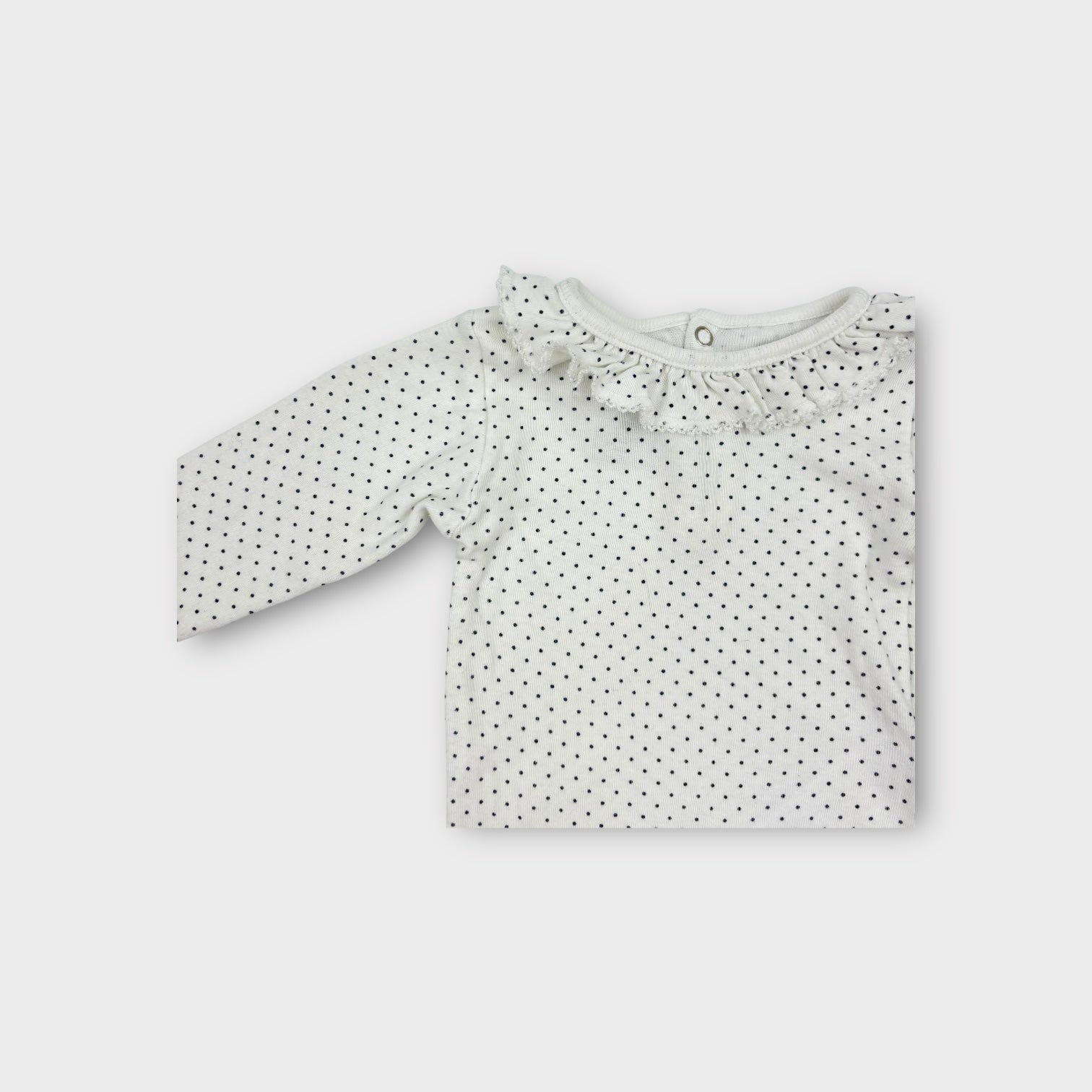 Petit Bateau Polkadot Bodysuit, Size 000
