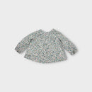 Jacadi Paris Leaf Print Blouse, Size 0