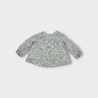 Jacadi Paris Leaf Print Blouse, Size 0