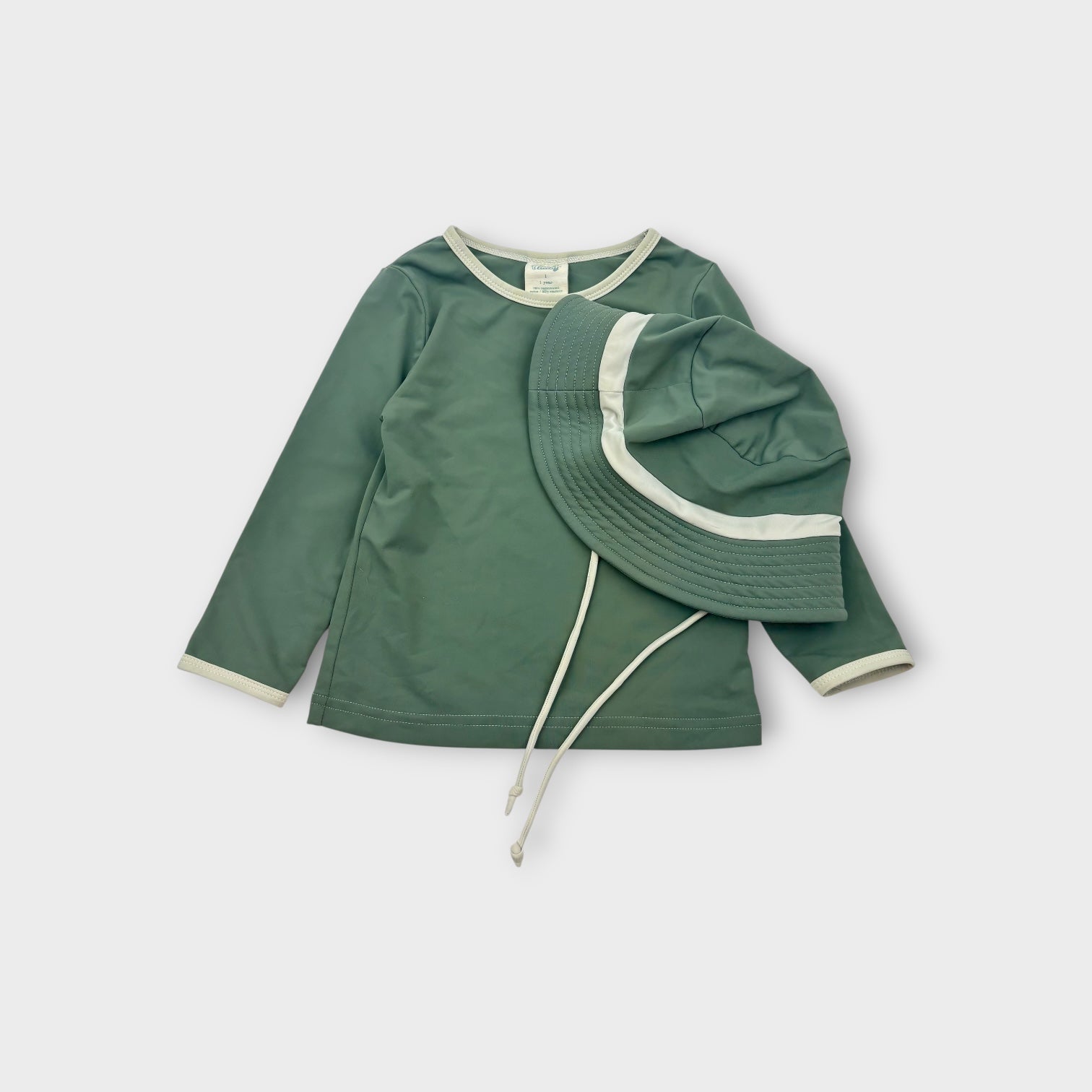 Nature Baby Rash Guard and Hat Set, Size 1