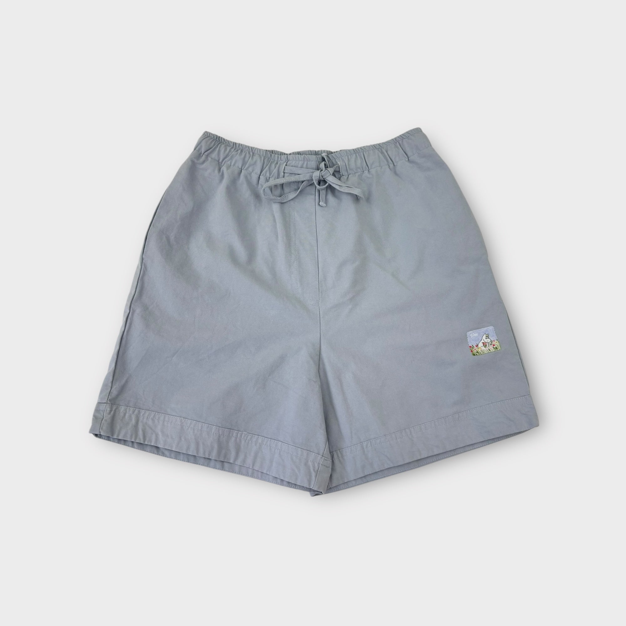 Blue Cotton Shorts, Size 8-9