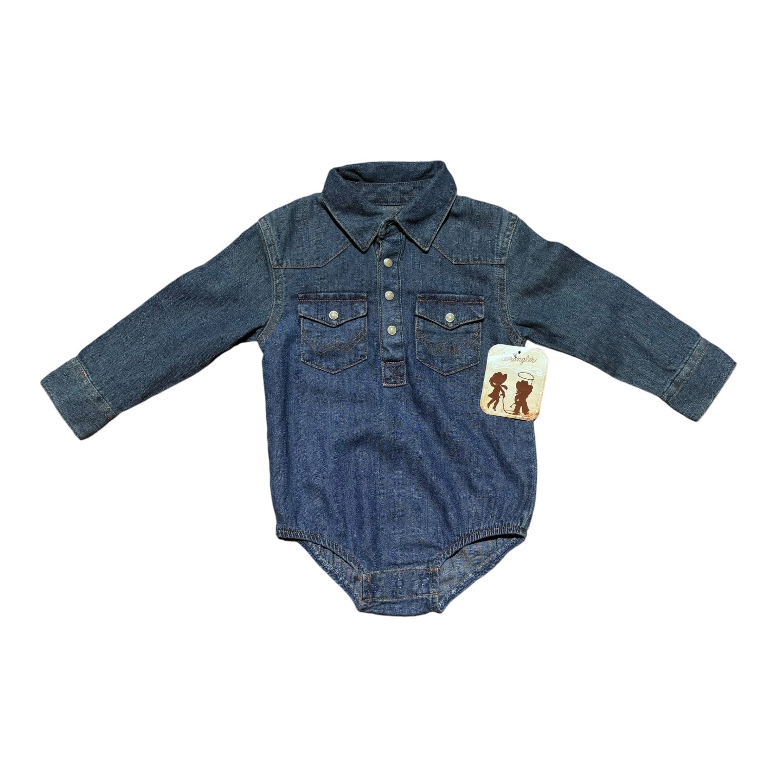 Wrangler Denim Romper, Size 1