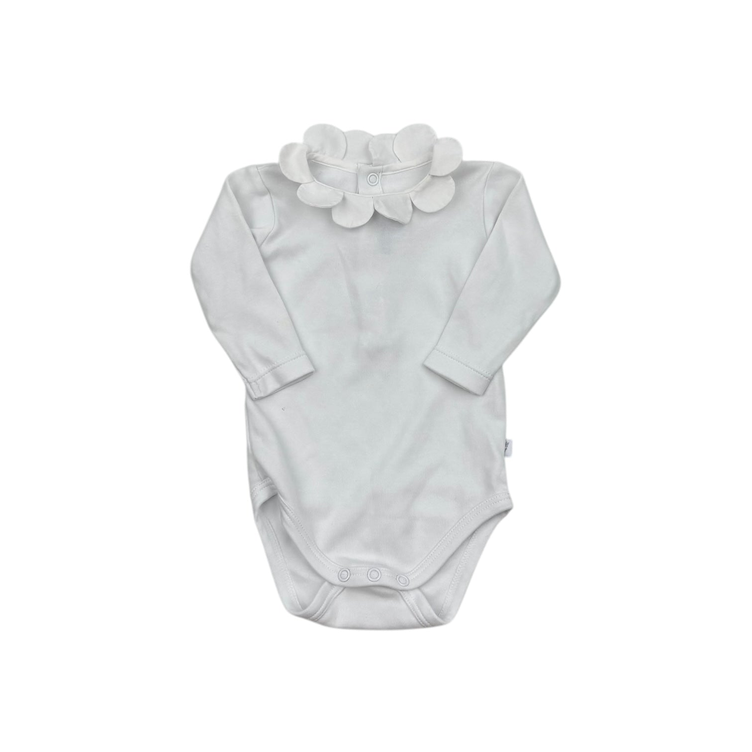 Jacadi Paris Petal Collar Bodysuit, Size 0000