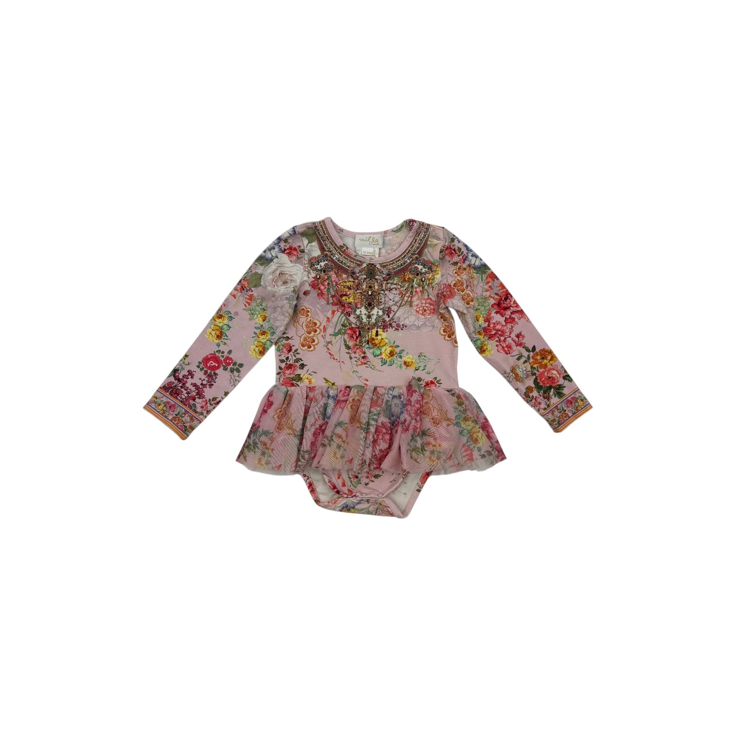 Milla by Camilla Tulle Bodysuit, Size 18-24m