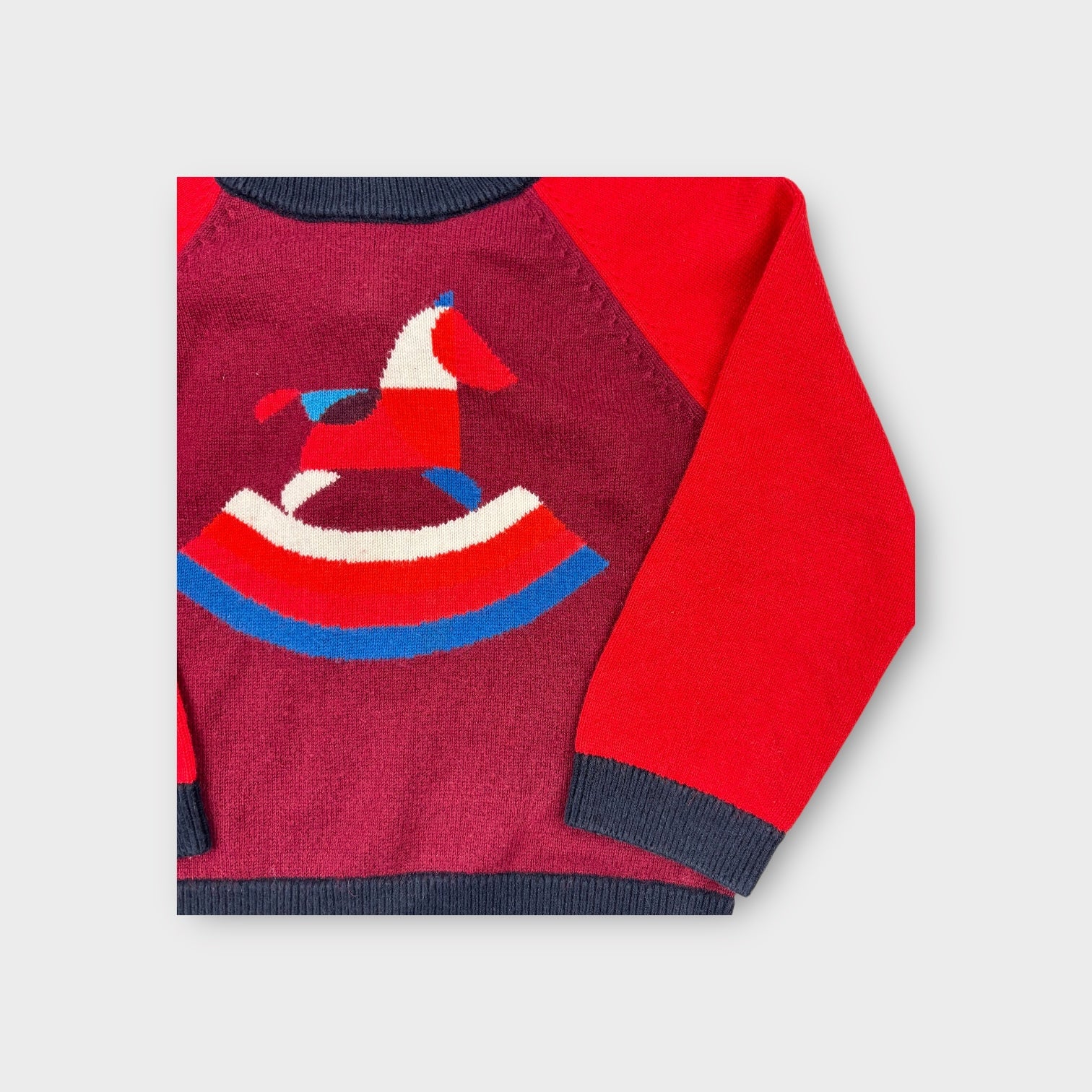 Jacadi Paris Rocking Horse Jumper, Size 2-3