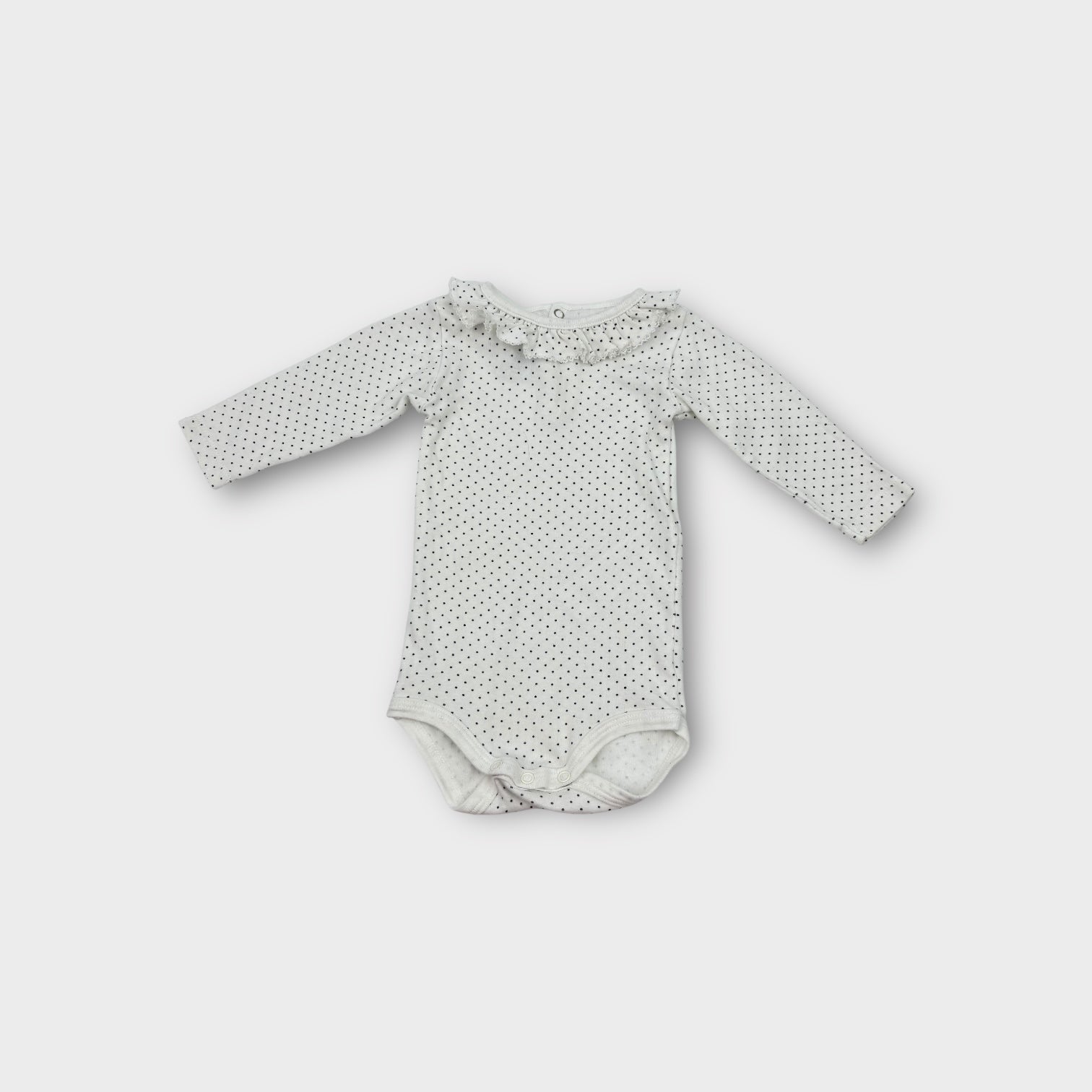 Petit Bateau Polkadot Bodysuit, Size 000
