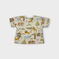 Purebaby Safari Print T-Shirt, Size 0