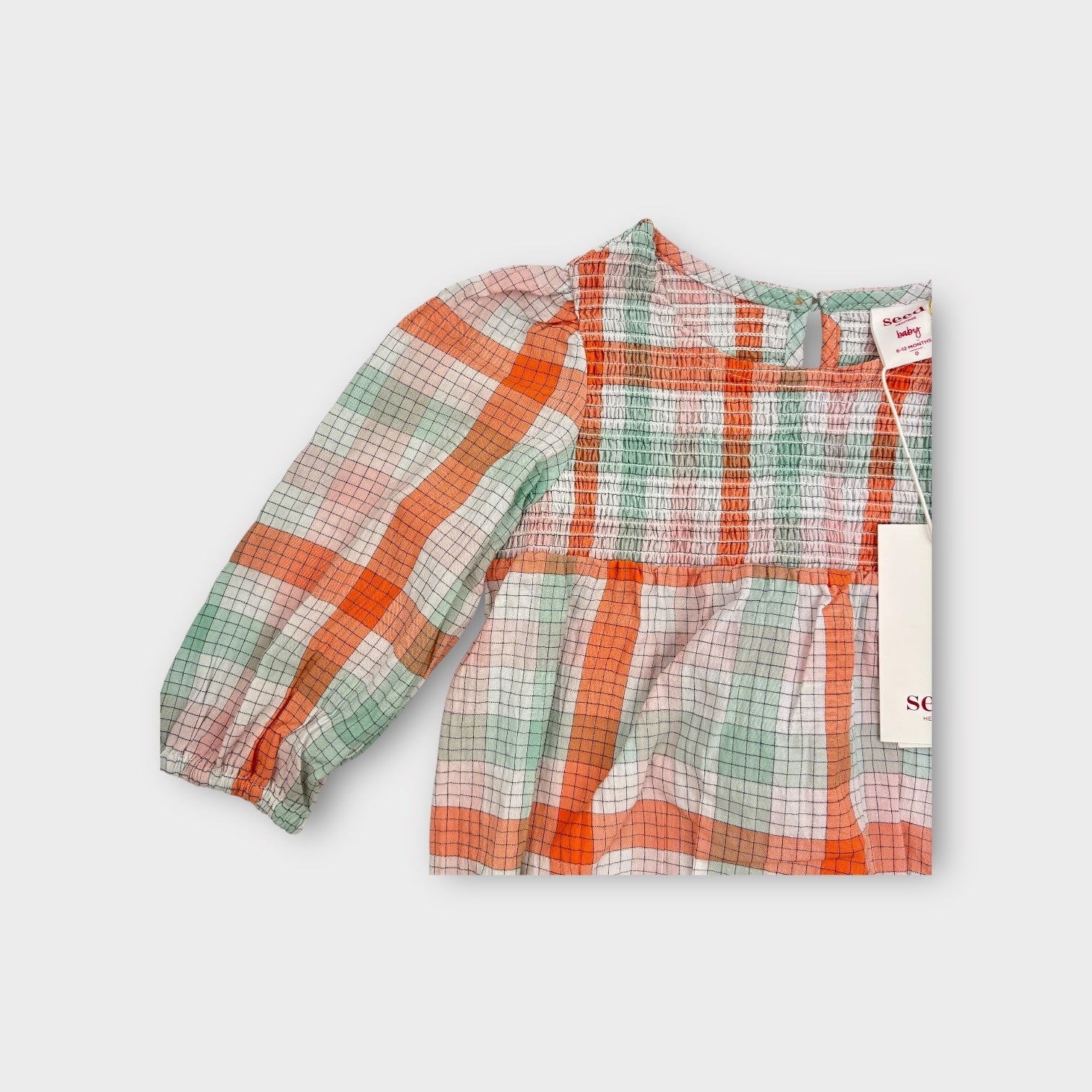 Seed Clementine Romper, Size 0
