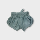 ID Indah Designs Blue Terry Shorts, Size 000
