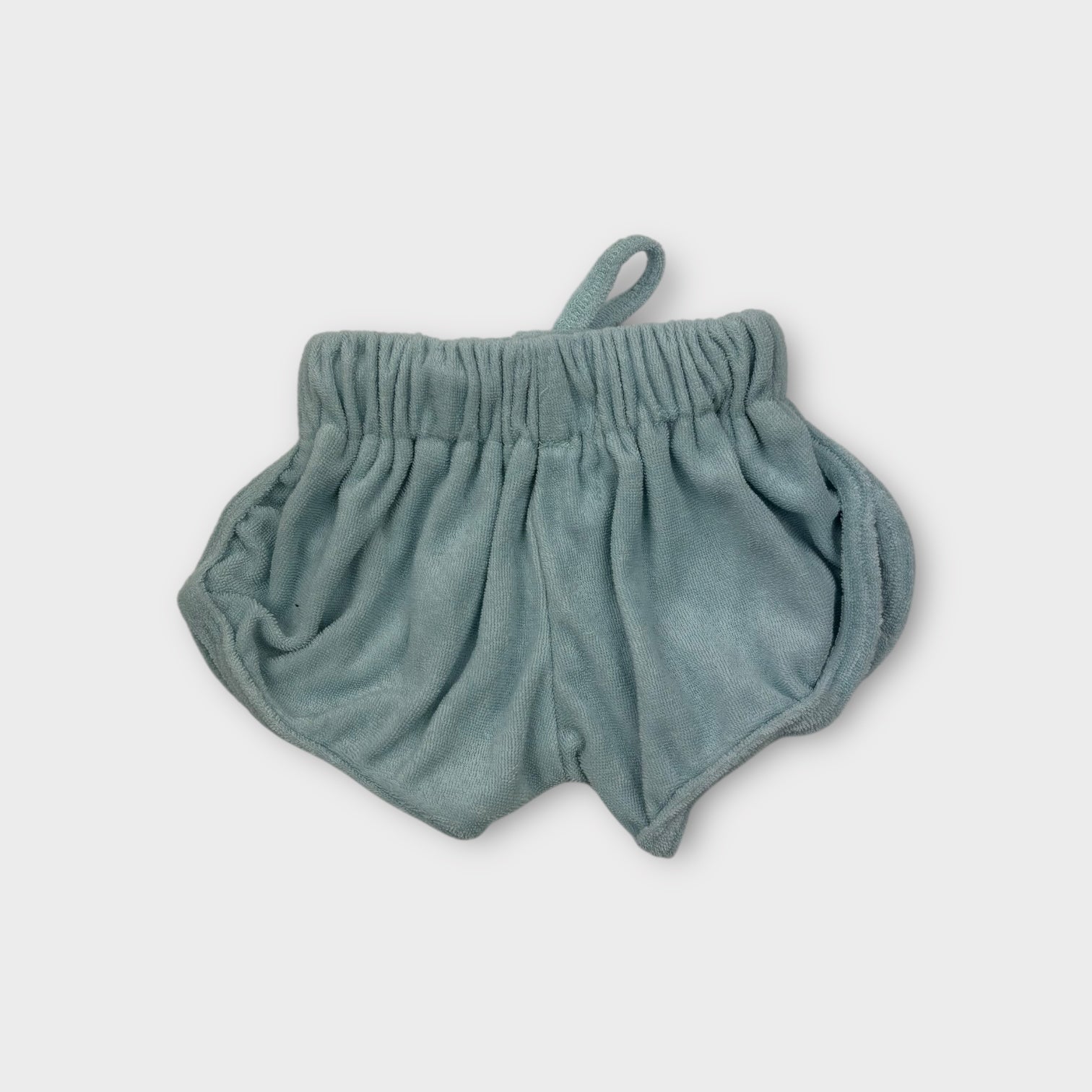 ID Indah Designs Blue Terry Shorts, Size 000