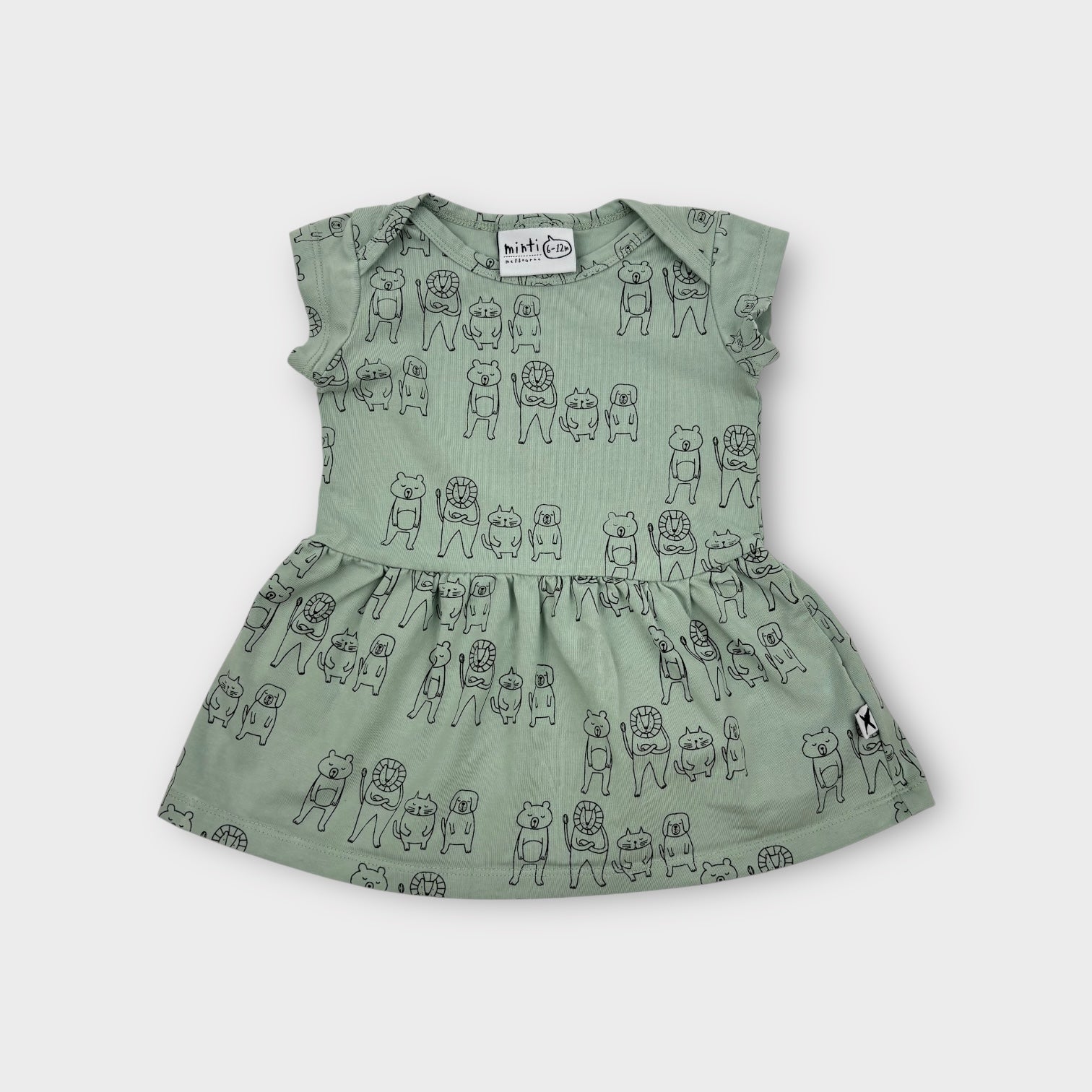 Minti Melbourne Animal Dress, Size 0