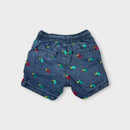 Du Pareil Au Meme Embroidered Dragon Shorts, Size 2