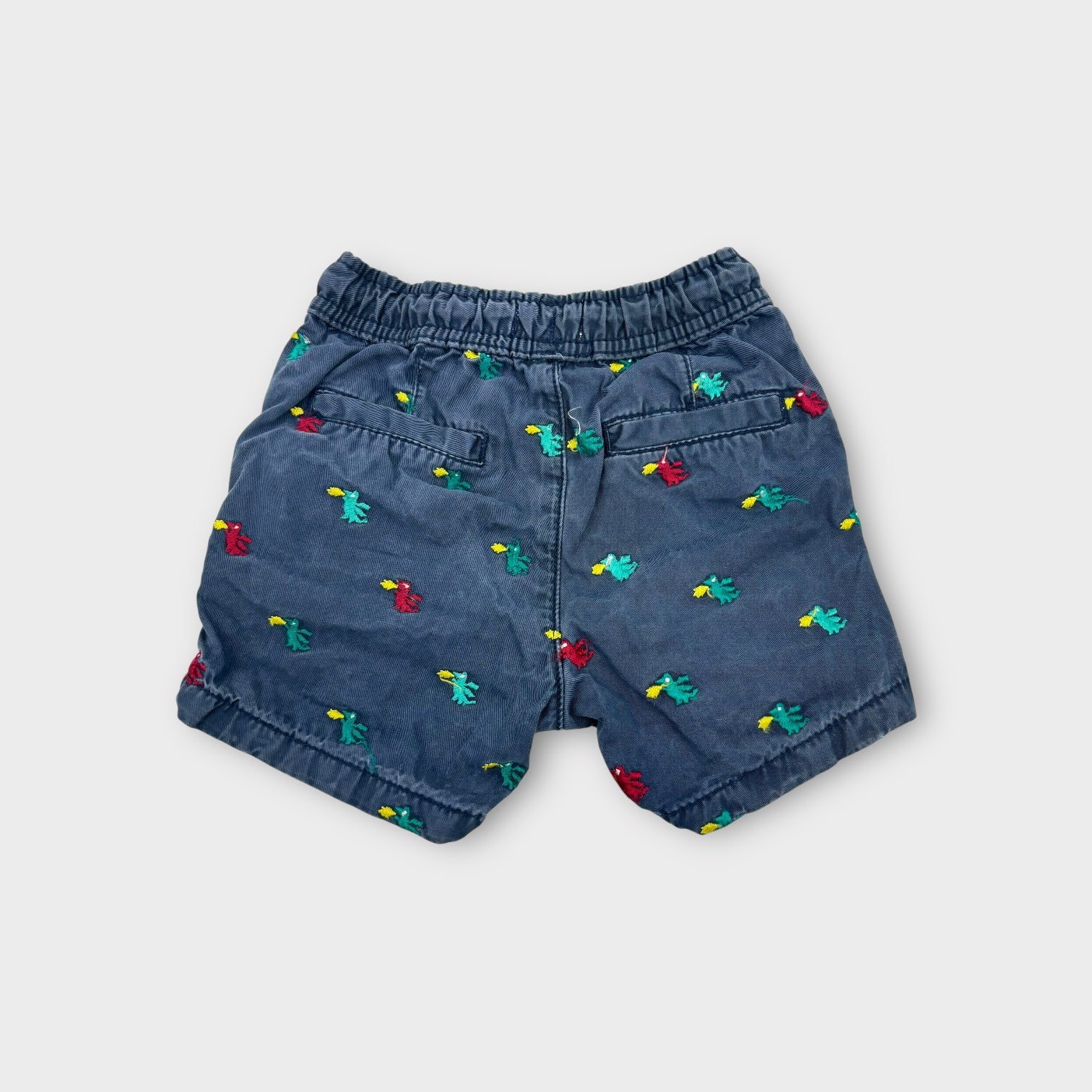 Du Pareil Au Meme Embroidered Dragon Shorts, Size 2