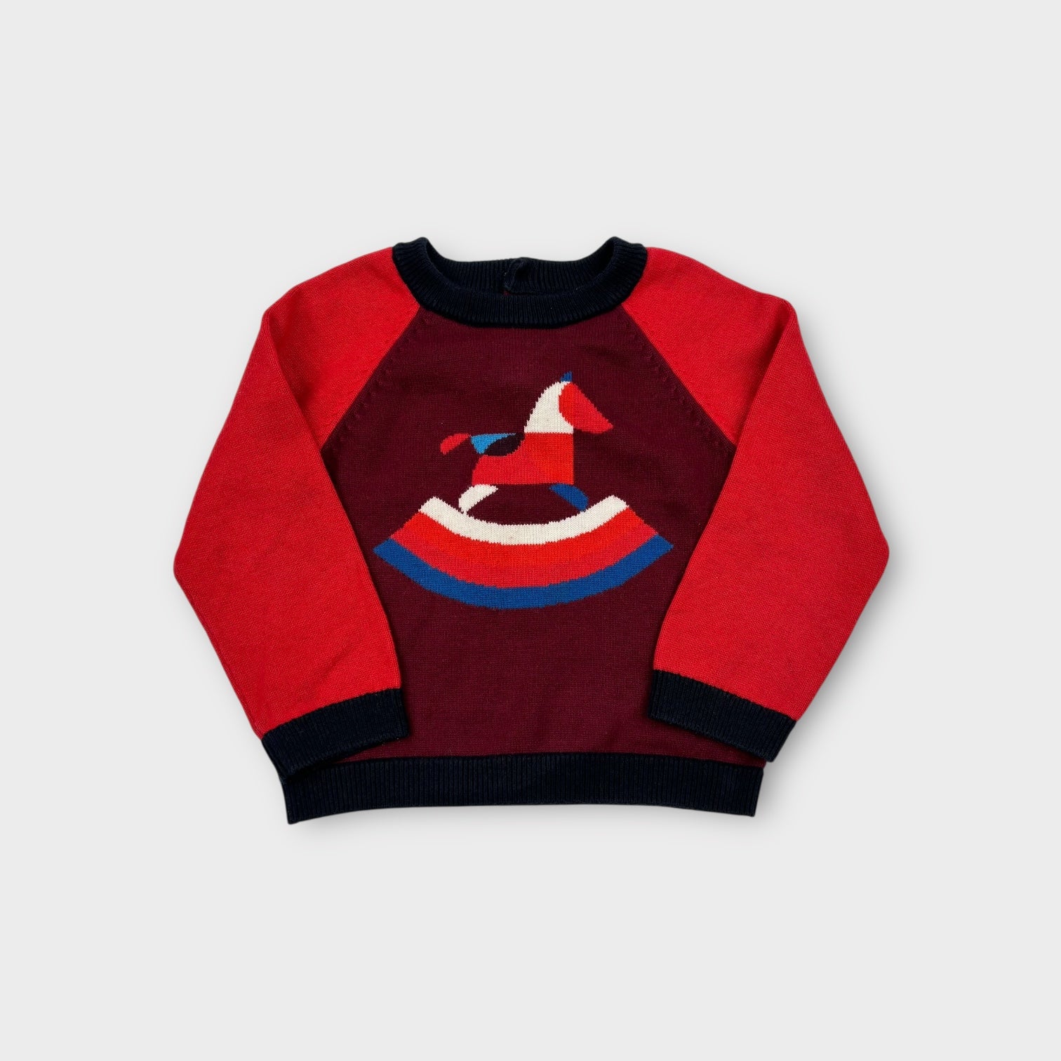 Jacadi Paris Rocking Horse Jumper, Size 2-3