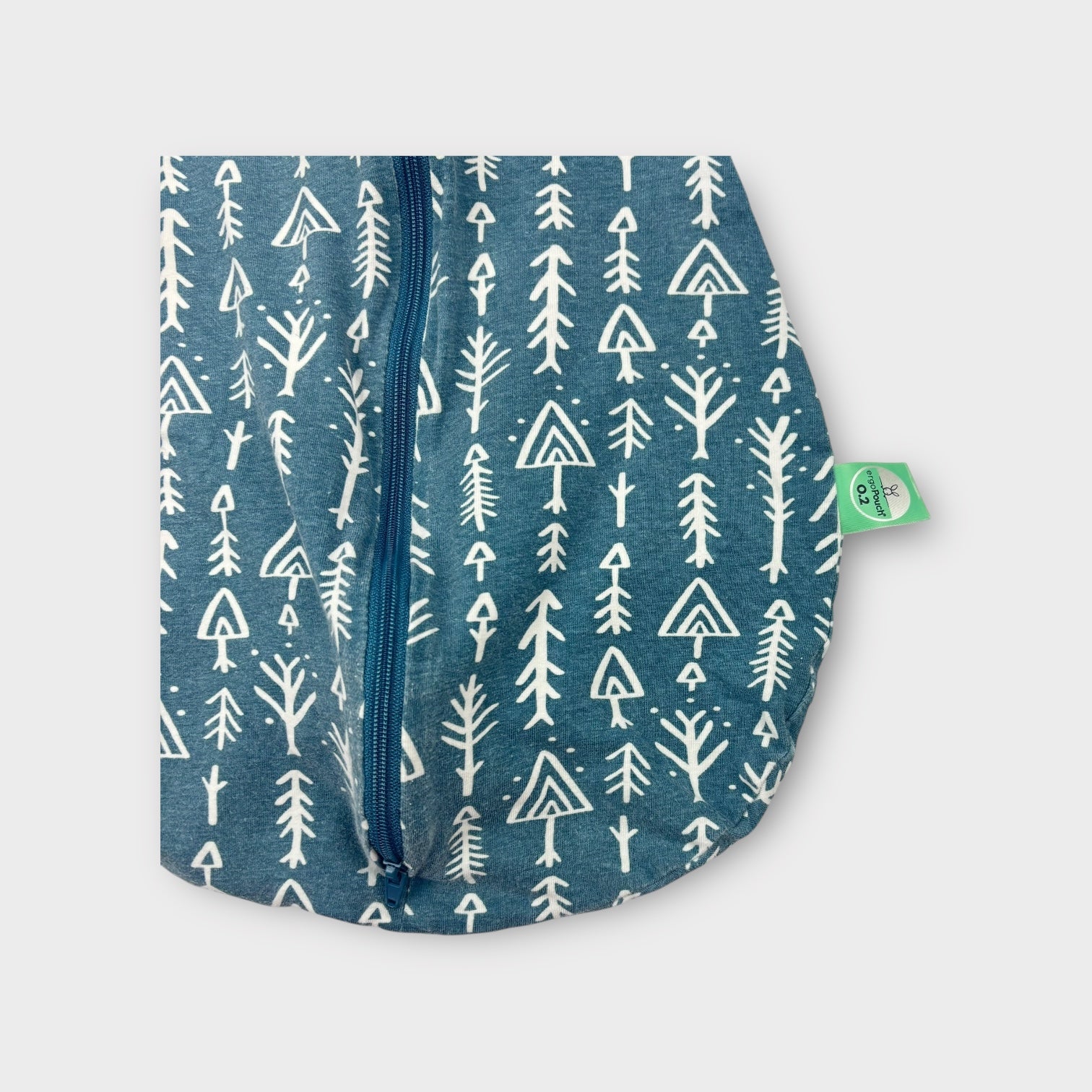 ErgoPouch Blue Patterned 0.2 Tog Sleep Sack, Size 000