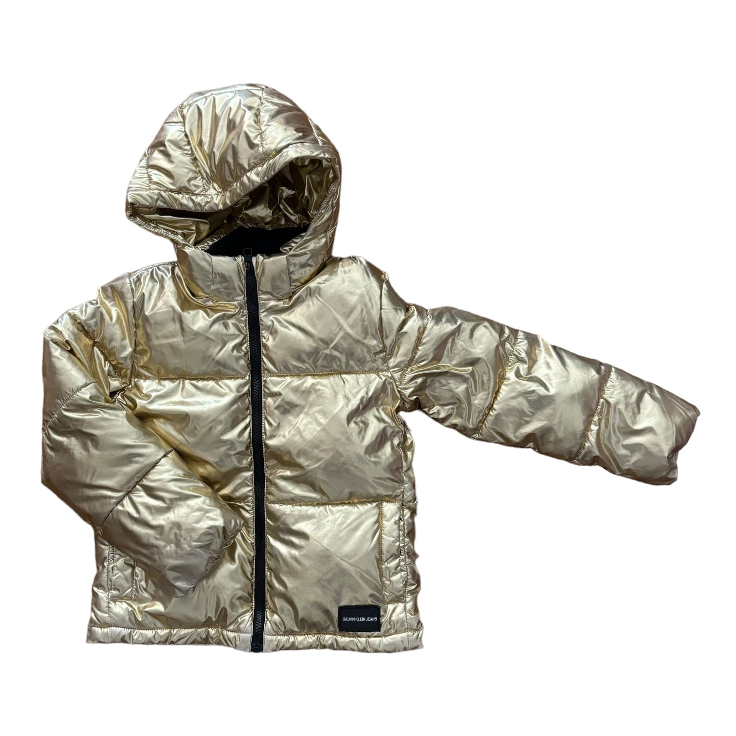 Calvin Klein Gold Jacket, Size 8