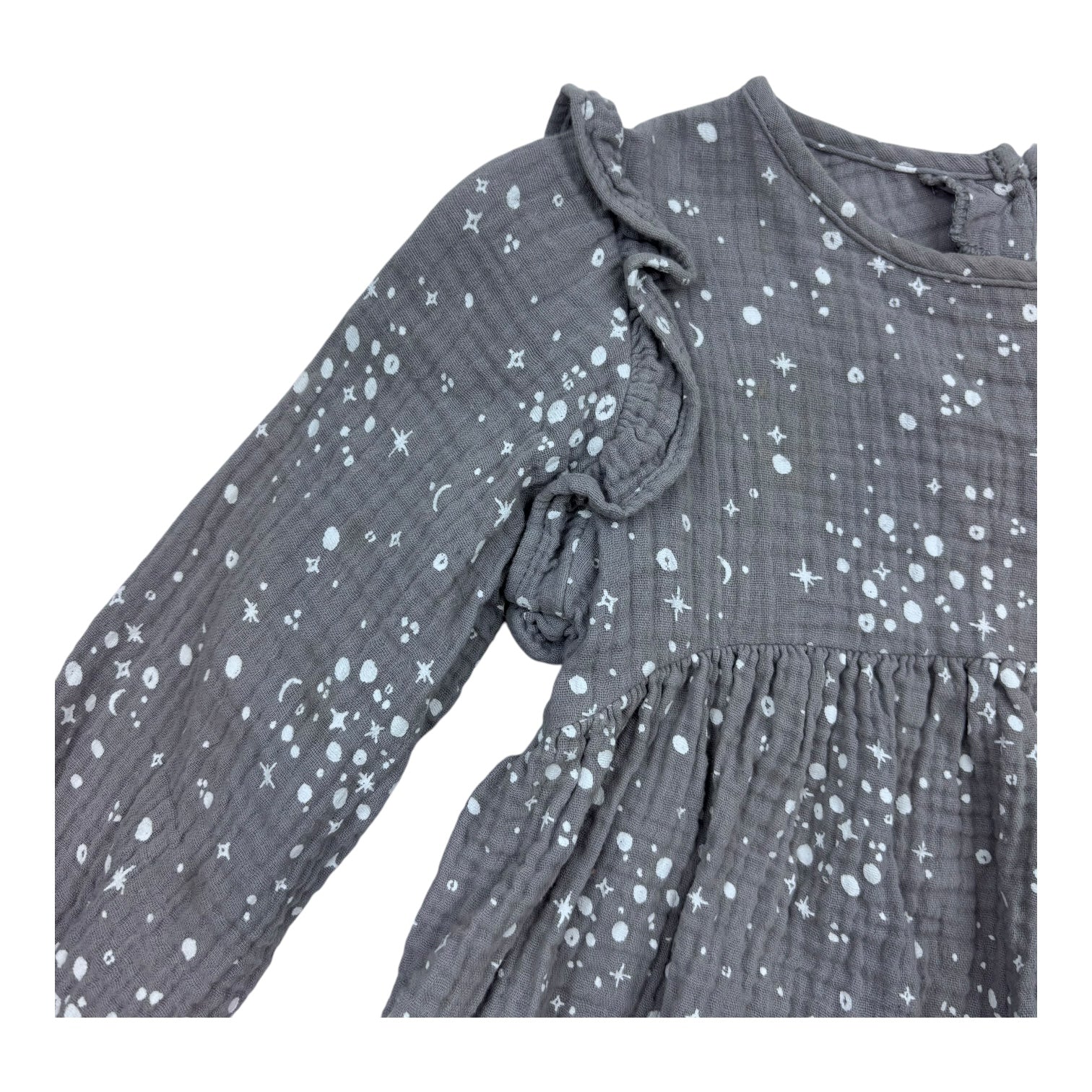Rylee & Cru Galaxy Print Long Sleeve Top, Size 2