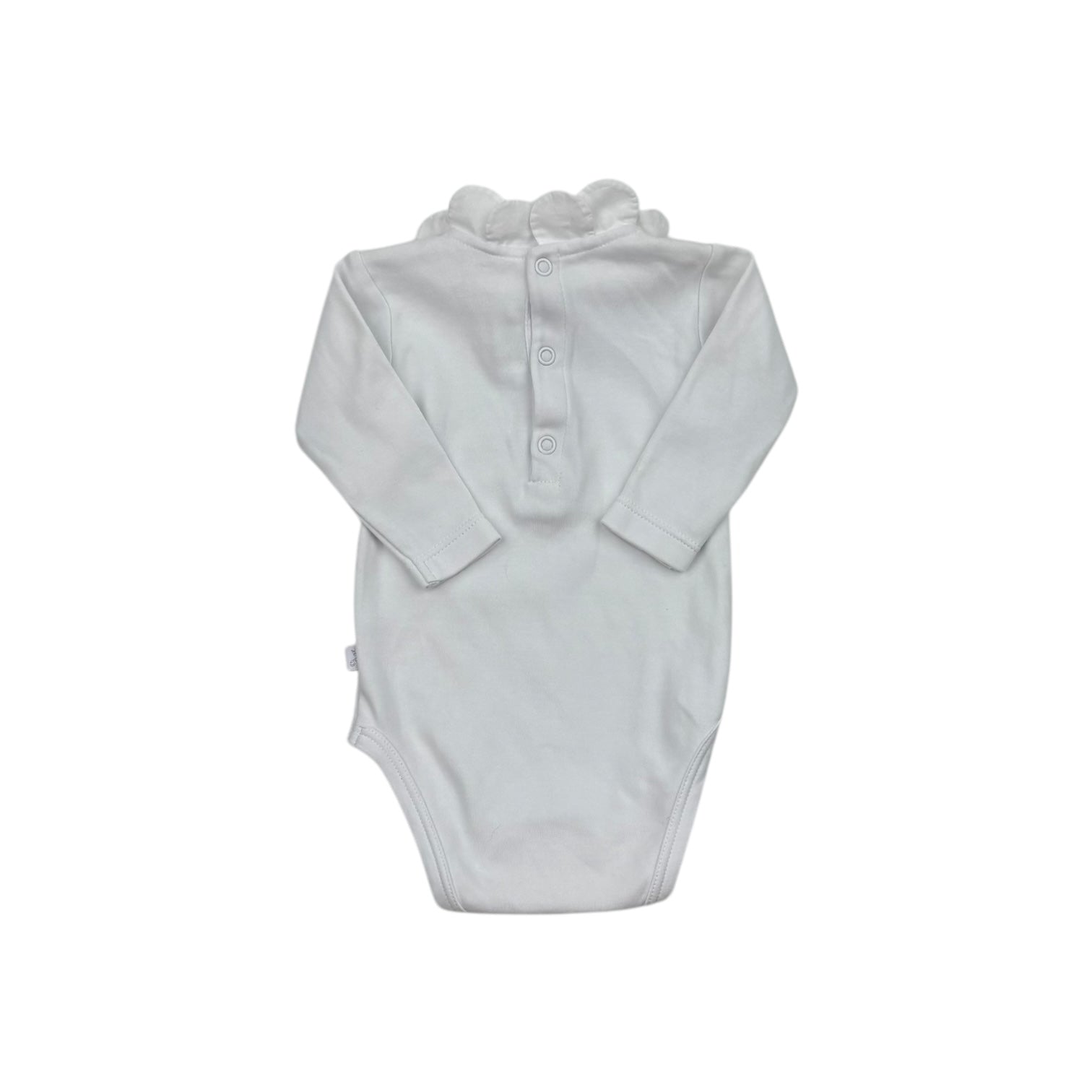 Jacadi Paris Petal Collar Bodysuit, Size 0000