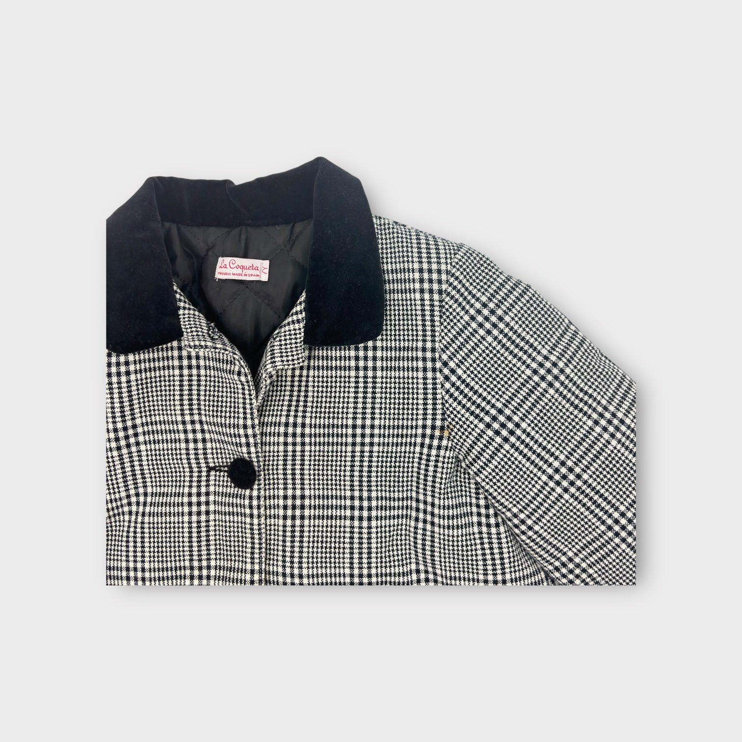 La Coqueta Pea Style Jacket, Size 7