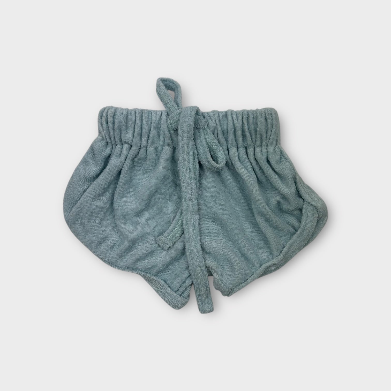 ID Indah Designs Blue Terry Shorts, Size 000