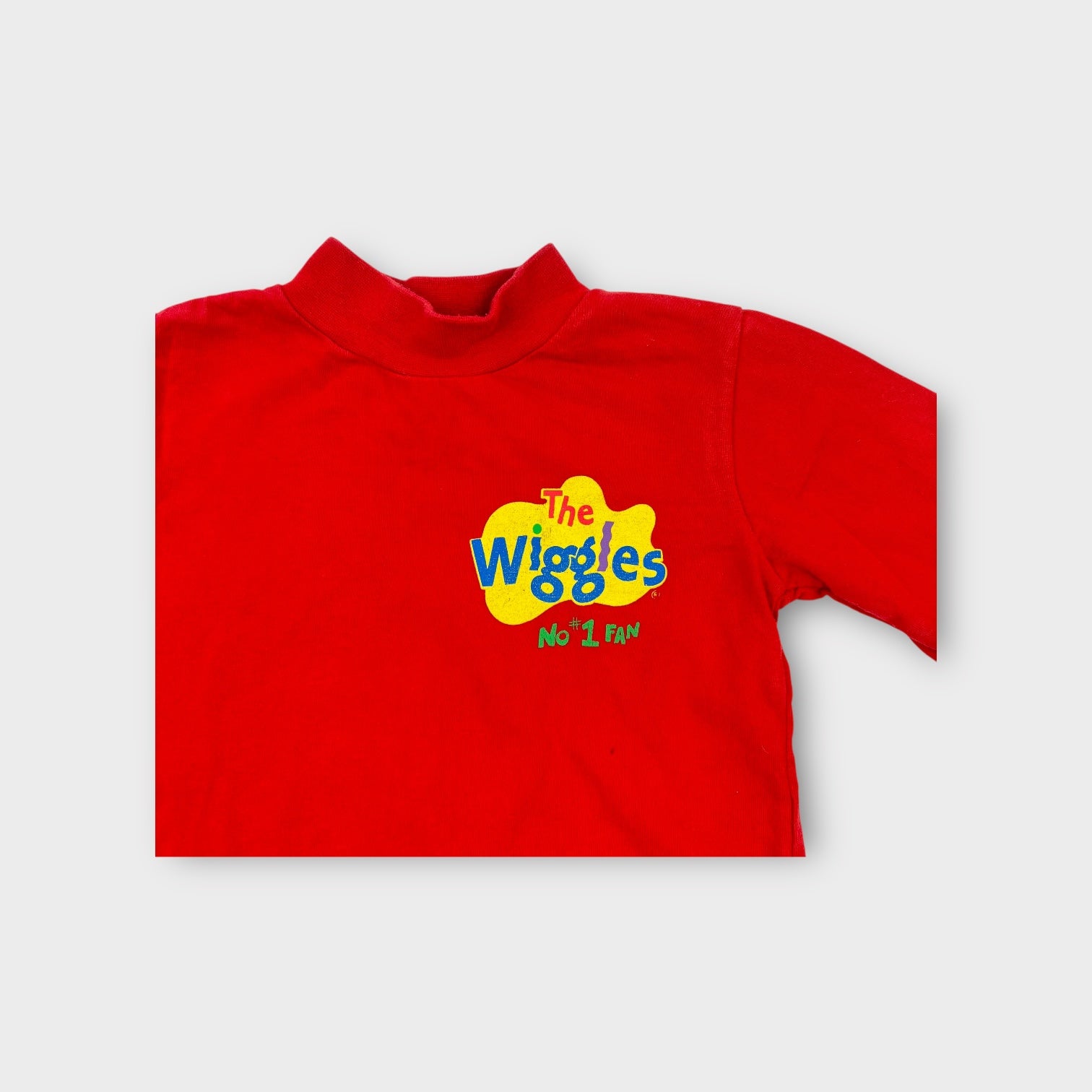 Retro Red Wiggle Top, Size 1