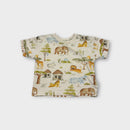 Purebaby Safari Print T-Shirt, Size 0