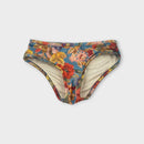 Zimmermann Blue Floral Swimsuit Set, Size 2