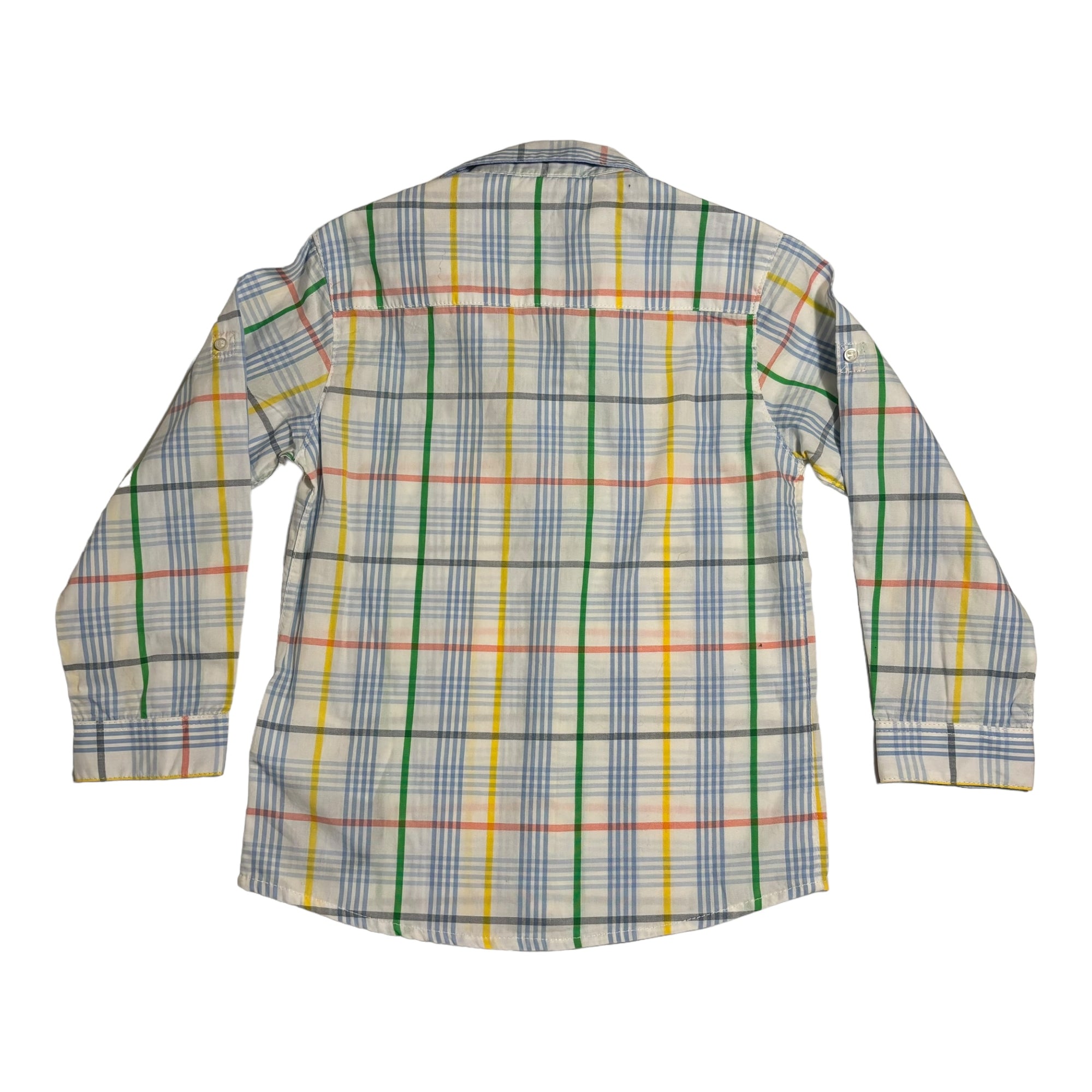 Mayoral Plaid Shirt, Size 3