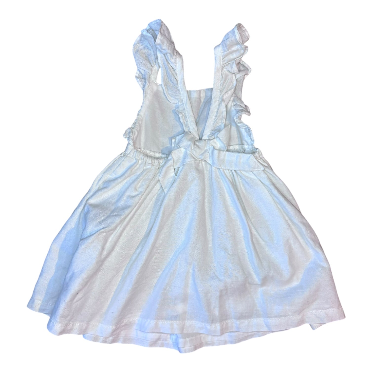 Country Road White Linen Dress, Size 0