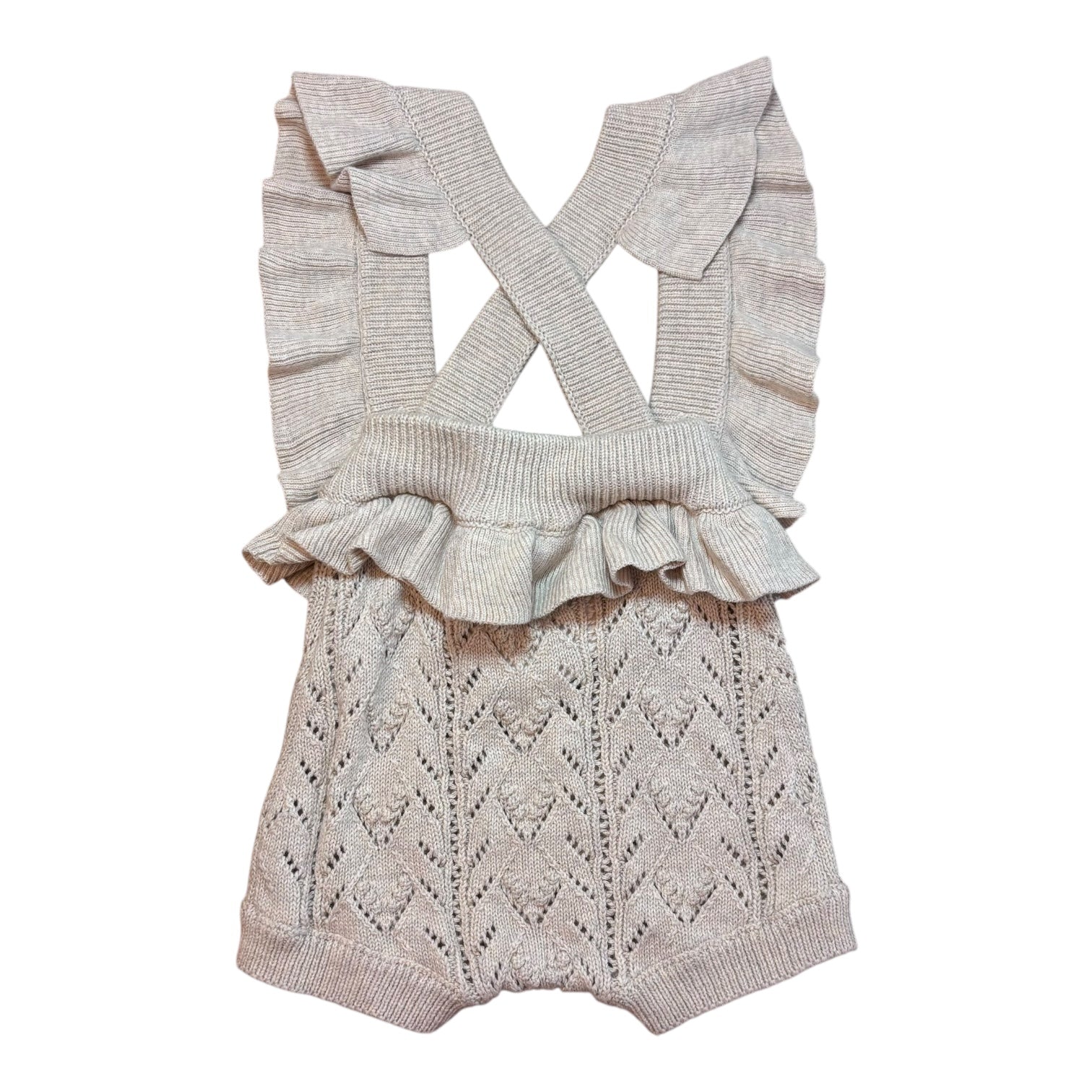 Jamie Kay Knit Shortalls, Size 3