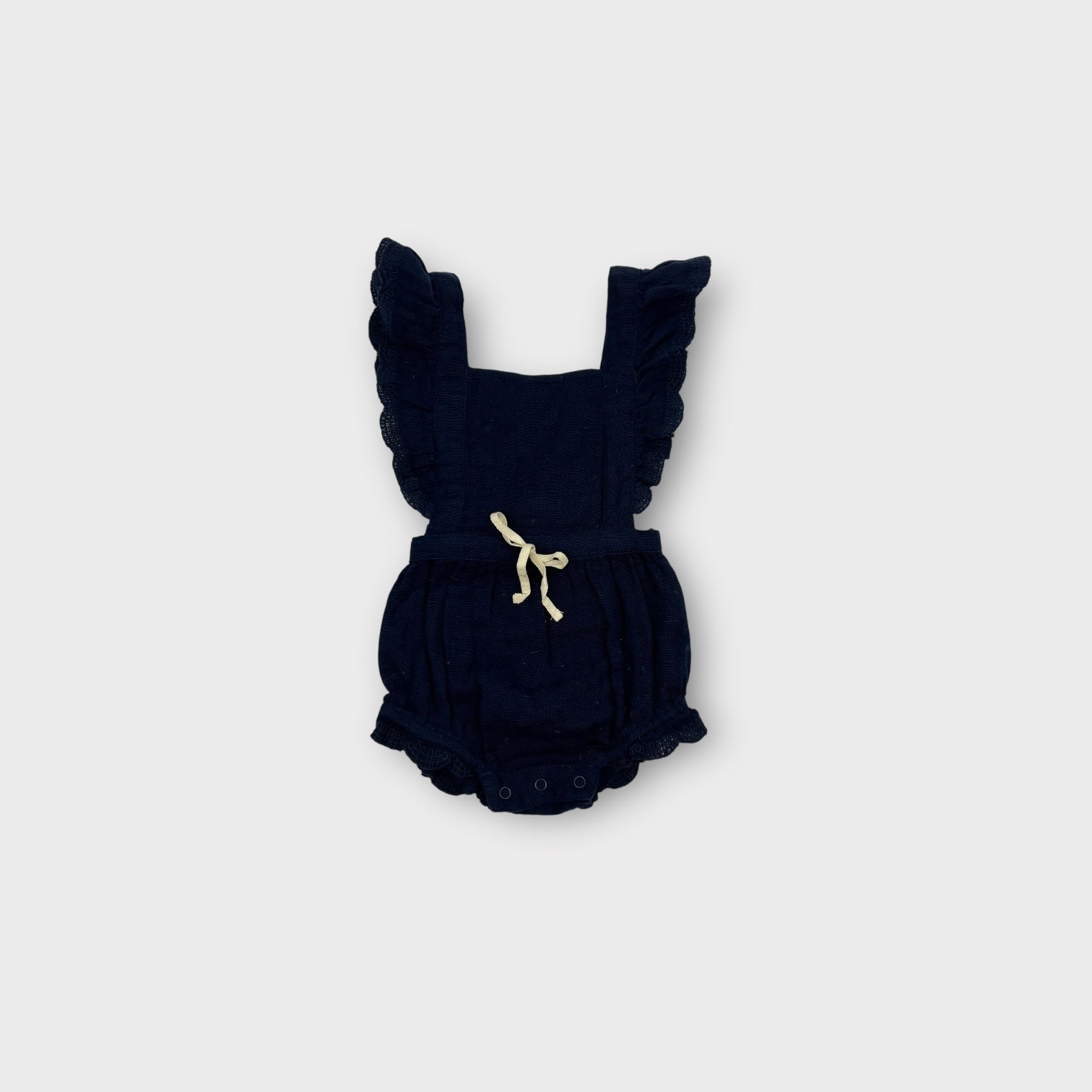 Jamie Kay Navy Cotton Playsuit, Size 0
