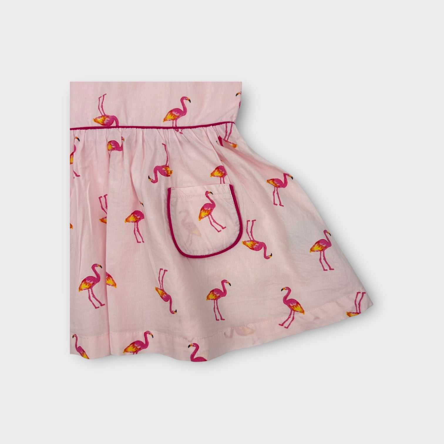 Fox and Finch Baby Flamingo Dress, Size 00