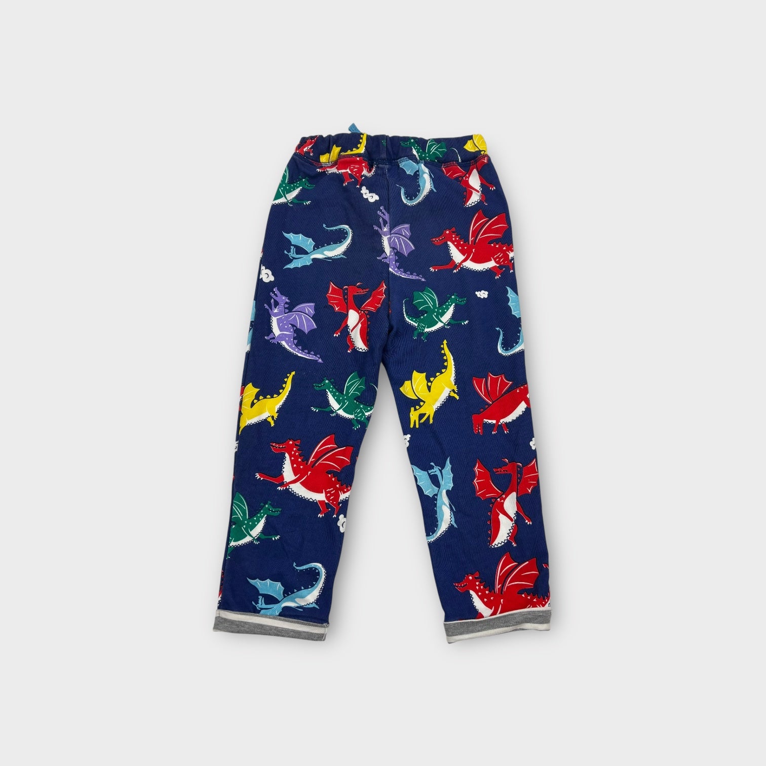 Dragon Print Pants, Size 6-7