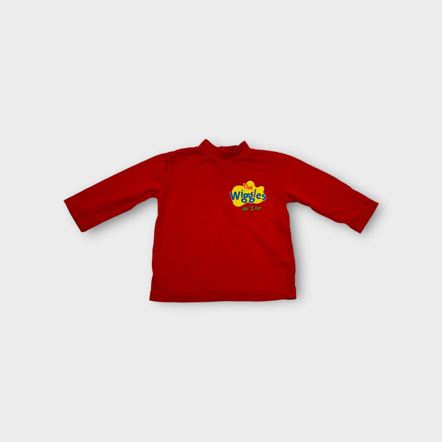 Retro Red Wiggle Top, Size 1