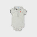 Jacadi Paris Polo Bodysuit, Size 0000