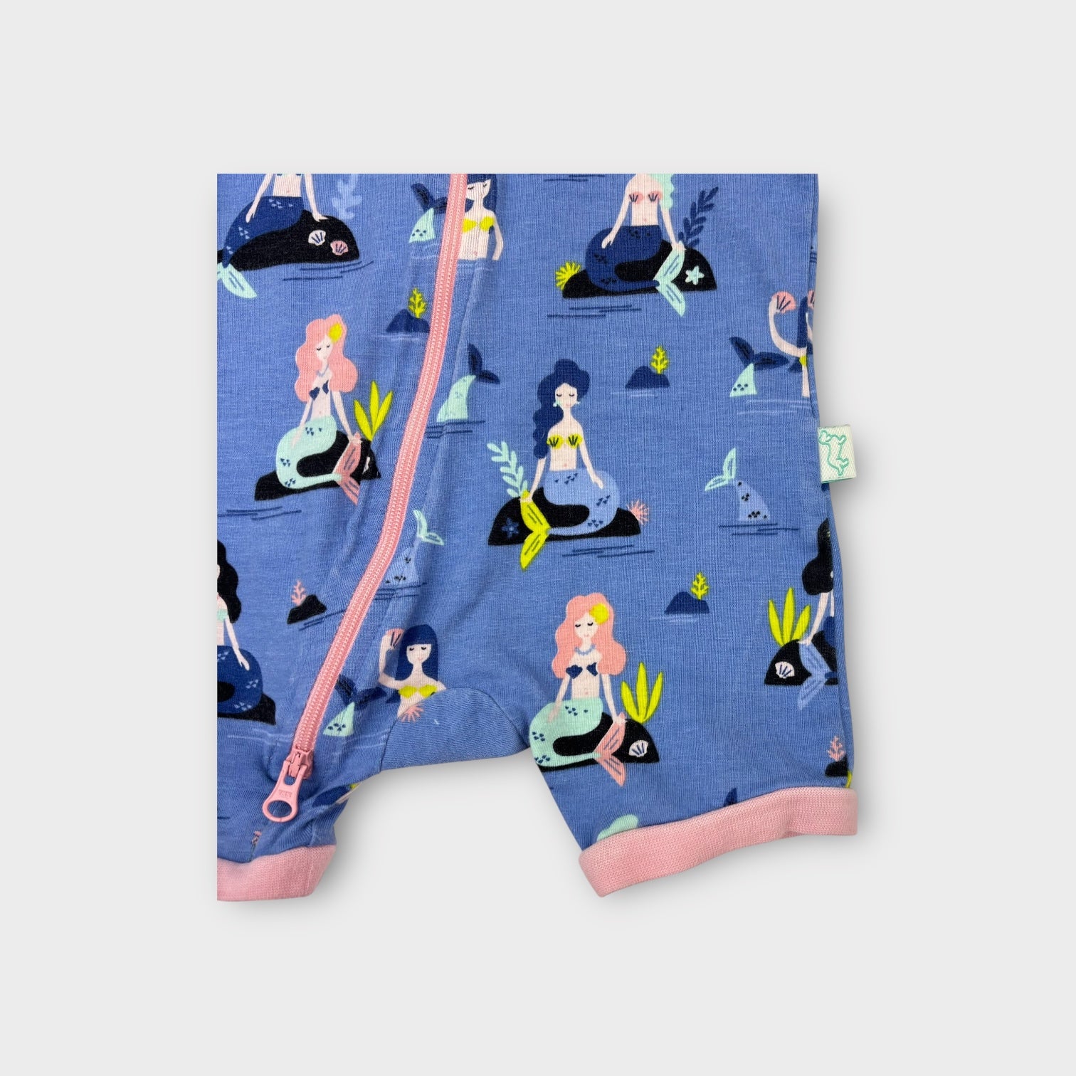 Peter Alexander Mermaid Sleep Bodysuit, Size 000
