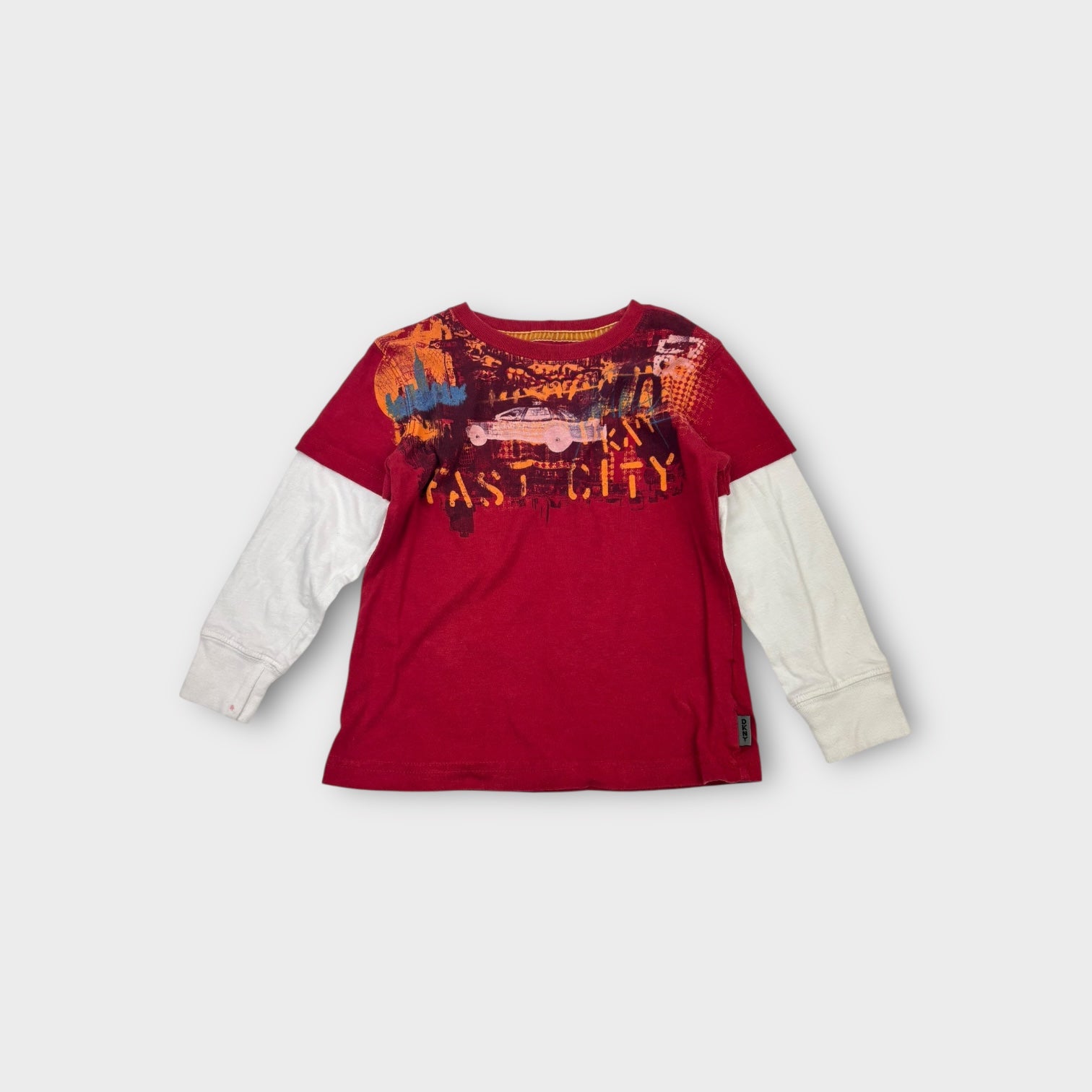 DKNY Long Sleeve Car Top, Size 3