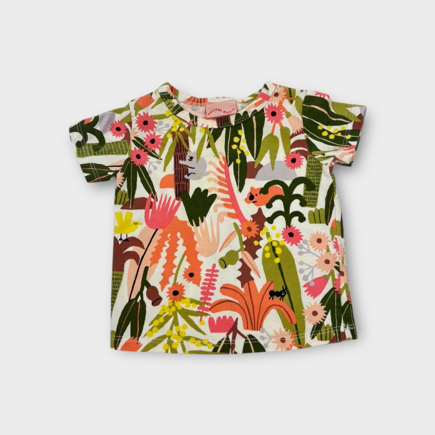 Halcyon Nights Flora Print T-Shirt, Size 000