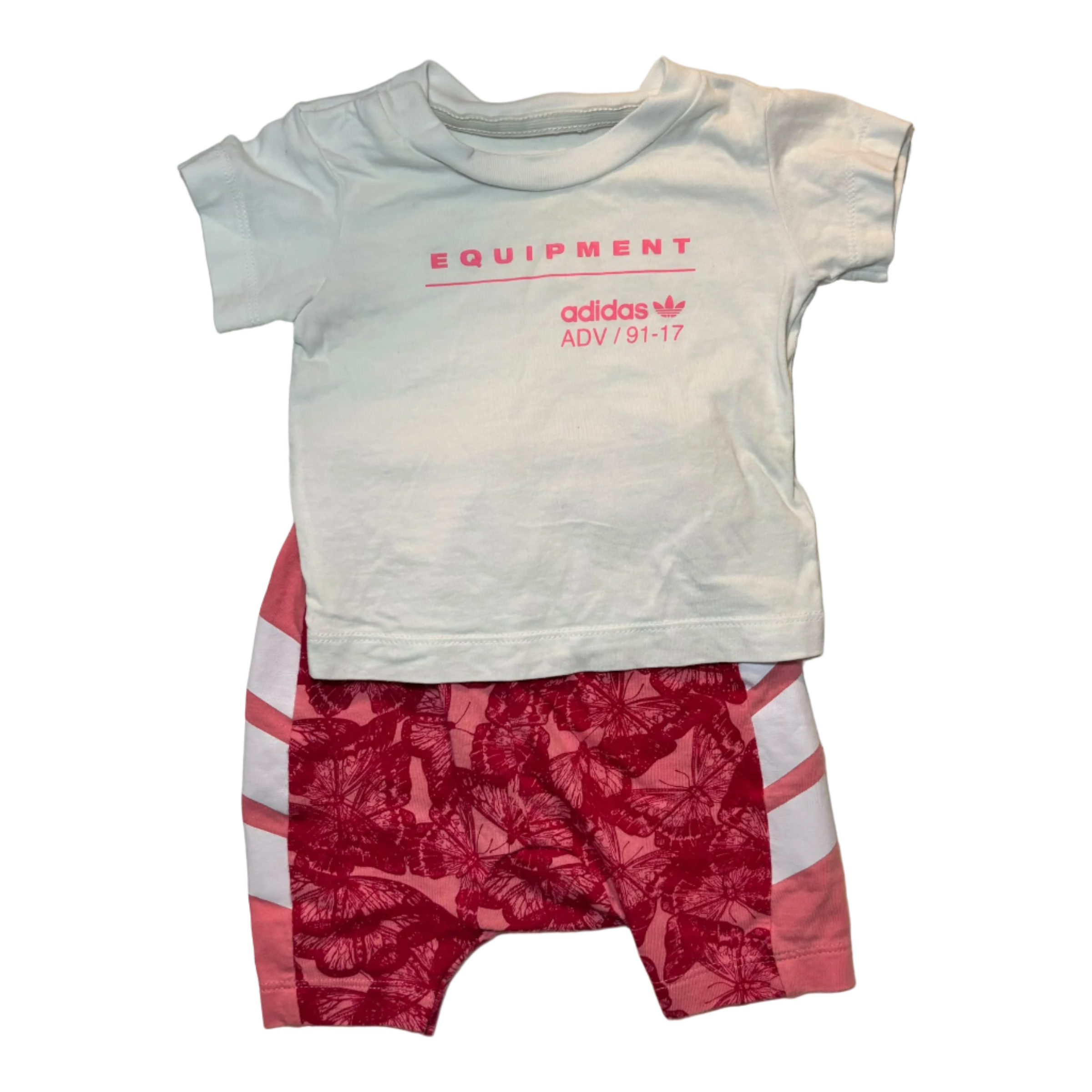 Pink Adidas Equipment Set, Size 000