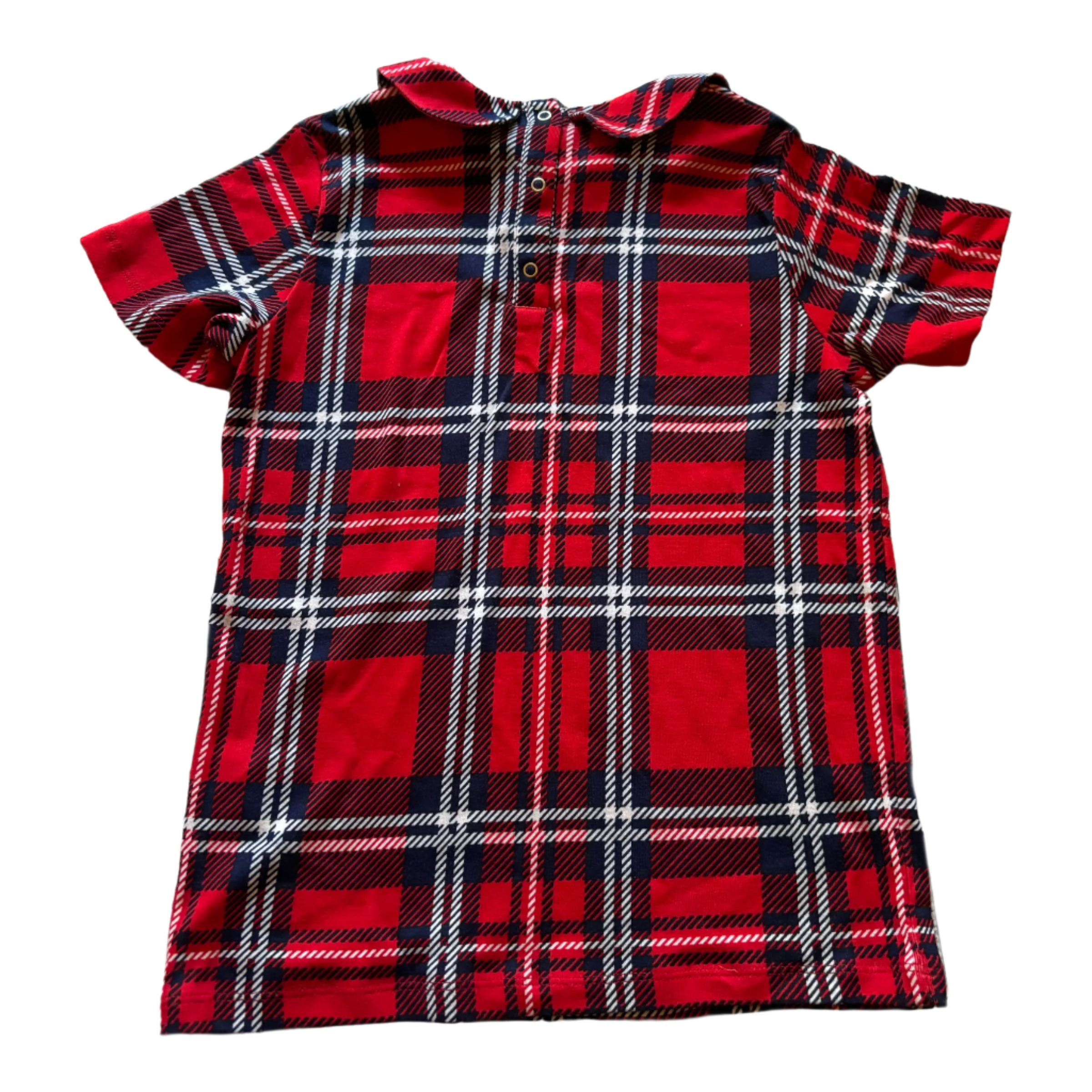 Mini Rodini Plaid Shirt, Size 7-8