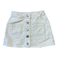 Jamie Kay White Cord Skirt, Size 4