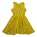 Rock Your Kid Yellow Bow Tie Dress, Size 10