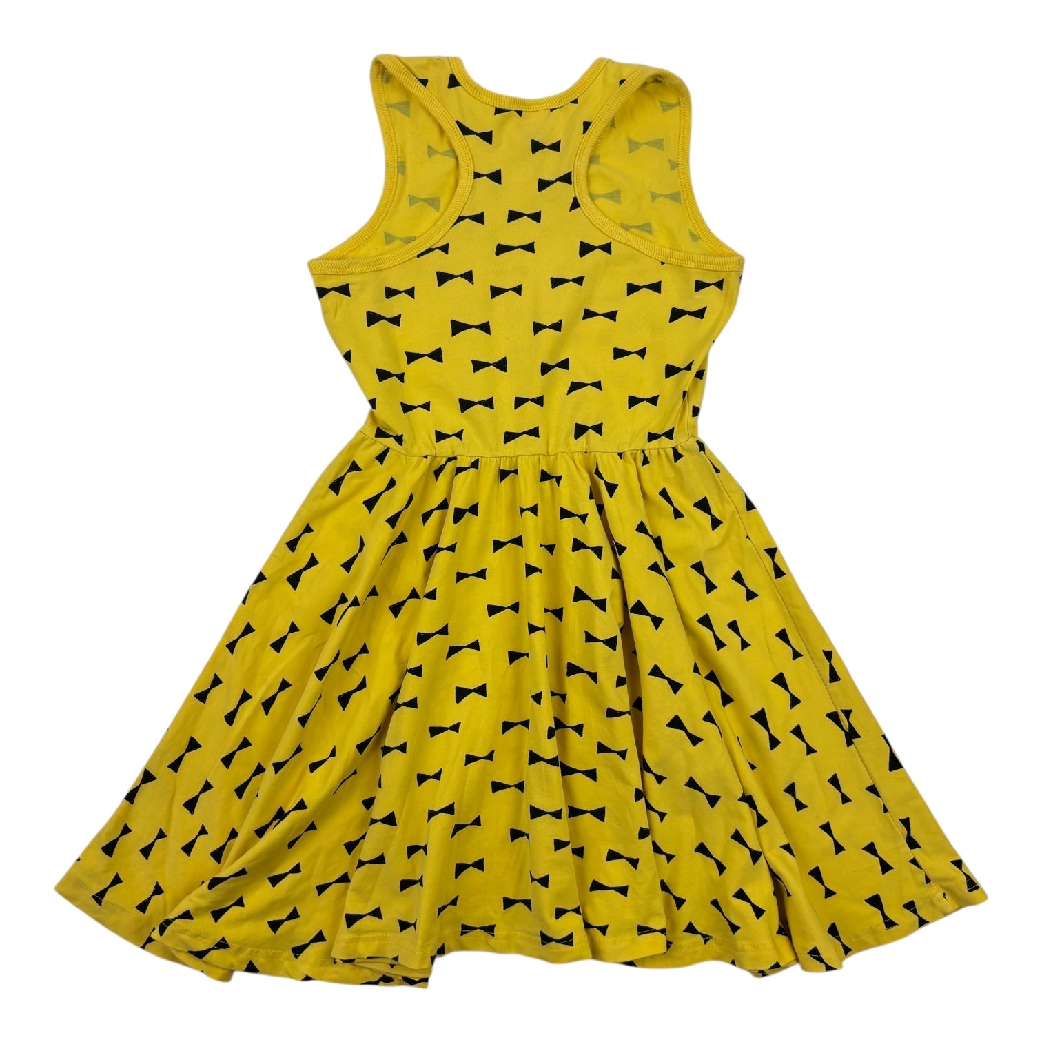 Rock Your Kid Yellow Bow Tie Dress, Size 10