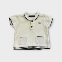 Magdalena Esposito Knitted Polo Top, Size 00