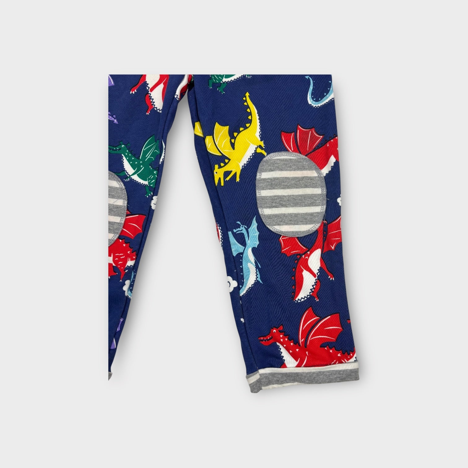 Dragon Print Pants, Size 6-7