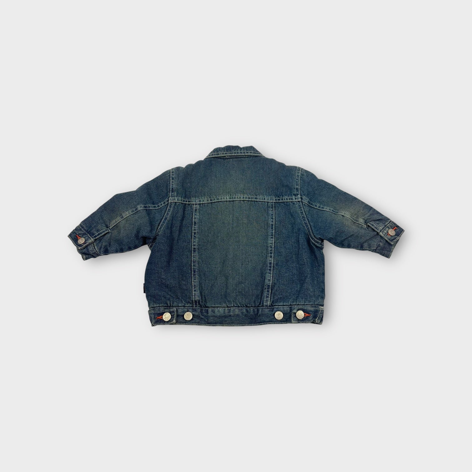 Vintage Pumpkin Patch Denim Bomber, Size 1