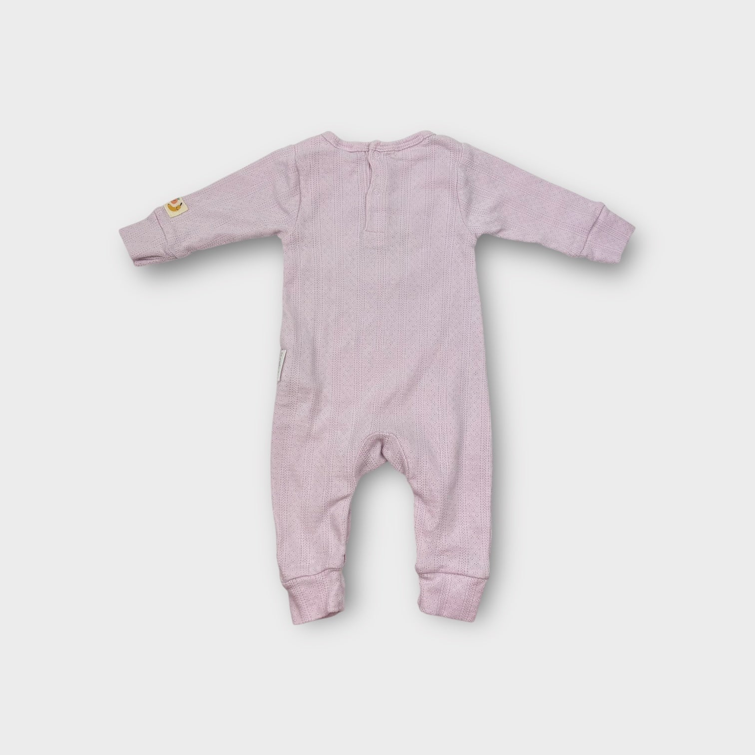 Purebaby Pink Pointelle Onesie, Size 000